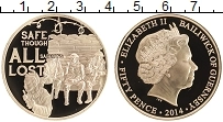 Продать Монеты Гернси 50 пенсов 2014 Позолота