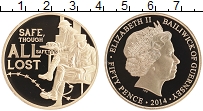 Продать Монеты Гернси 50 пенсов 2014 Позолота