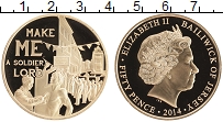 Продать Монеты Остров Джерси 50 пенсов 2014 Позолота