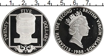 Продать Монеты Виргинские острова 25 долларов 1988 Серебро