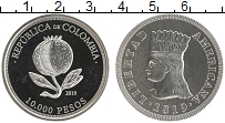 Продать Монеты Колумбия 10000 песо 2019 Медно-никель