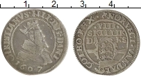 Продать Монеты Дания 8 скиллингов 1607 Серебро