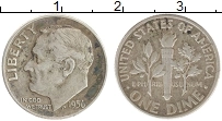 Продать Монеты США 10 центов 1964 Серебро