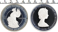 Продать Монеты Теркc и Кайкос 25 крон 1978 Серебро