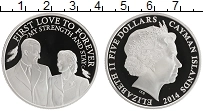 Продать Монеты Каймановы острова 5 долларов 2014 Серебро
