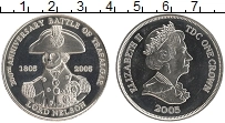Продать Монеты Тристан-да-Кунья 1 крона 2005 Медно-никель
