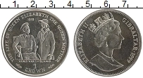 Продать Монеты Гибралтар 1 крона 1999 Медно-никель
