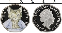 Продать Монеты Великобритания 50 пенсов 2017 Серебро