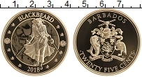 Продать Монеты Барбадос 25 центов 2018 Позолота