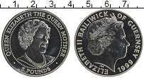 Продать Монеты Гернси 5 фунтов 1999 Медно-никель