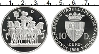 Продать Монеты Андорра 10 динерс 1998 Серебро