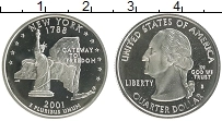 Продать Монеты США 1/4 доллара 2001 Серебро