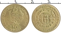 Продать Монеты Перу 10 сентаво 1965 Медь