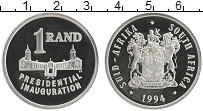 Продать Монеты ЮАР 1 ранд 1994 Серебро