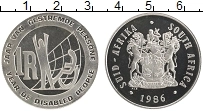 Продать Монеты ЮАР 1 ранд 1986 Бронза