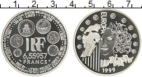 Продать Монеты Франция 6,55957 франка 2000 Серебро