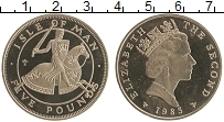 Продать Монеты Остров Мэн 5 фунтов 1984 Медно-никель