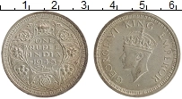 Продать Монеты Британская Индия 1 рупия 1945 Серебро