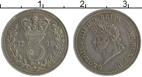 Продать Монеты Великобритания 3 пенса 1822 Серебро