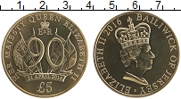 Продать Монеты Остров Джерси 5 фунтов 2016 Позолота