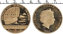 Продать Монеты Острова Кука 1 доллар 2012 Позолота