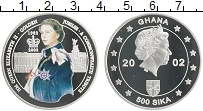 Продать Монеты Гана 500 сика 2002 Серебро
