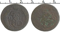 Продать Монеты 1762 – 1796 Екатерина II 1 копейка 1766 Медь