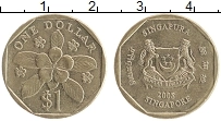 Продать Монеты Сингапур 1 доллар 2008 Бронза