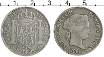 Продать Монеты Филиппины 50 сентаво 1868 Серебро