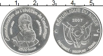 Продать Монеты Нигер 2500 франков 2007 Серебро