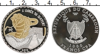 Продать Монеты Камерун 1000 франков 2013 Серебро
