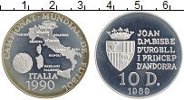 Продать Монеты Андорра 10 динерс 1989 Серебро
