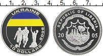 Продать Монеты Либерия 10 долларов 2005 Посеребрение