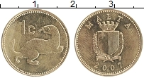 Продать Монеты Мальта 1 цент 1986 Латунь