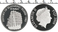 Продать Монеты Фиджи 10 долларов 2008 Серебро