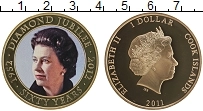 Продать Монеты Острова Кука 1 доллар 2011 Латунь