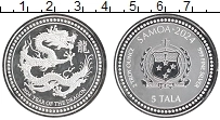 Продать Монеты Самоа 5 тала 2024 Серебро