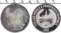 Продать Монеты Лаос 15000 кип 2002 Серебро