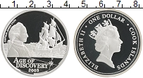 Продать Монеты Острова Кука 1 доллар 2003 Латунь