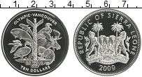 Продать Монеты Сьерра-Леоне 10 долларов 2009 Серебро
