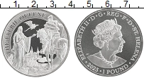 Продать Монеты Остров Святой Елены 1 фунт 2023 Серебро