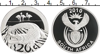 Продать Монеты ЮАР 20 рандов 2010 Серебро