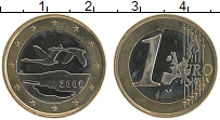 Продать Монеты Финляндия 1 евро 1999 Биметалл