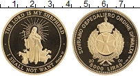 Продать Монеты Мальтийский орден 5000 лир 2001 Золото