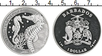 Продать Монеты Барбадос 1 доллар 2021 Серебро