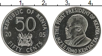 Продать Монеты Кения 50 центов 2005 Медно-никель