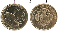 Продать Монеты Сейшелы 5 центов 2016 Латунь