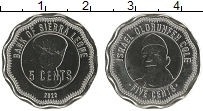 Продать Монеты Сьерра-Леоне 5 центов 2022 Медно-никель