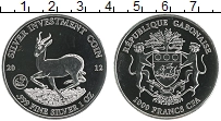 Продать Монеты Габон 1000 франков 2012 Серебро