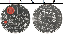 Продать Монеты Сан-Марино 10 евро 2023 Медно-никель
